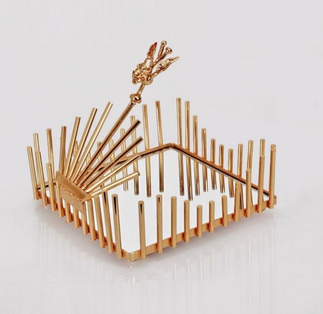 Golden Napkin Holder - Home And Trends