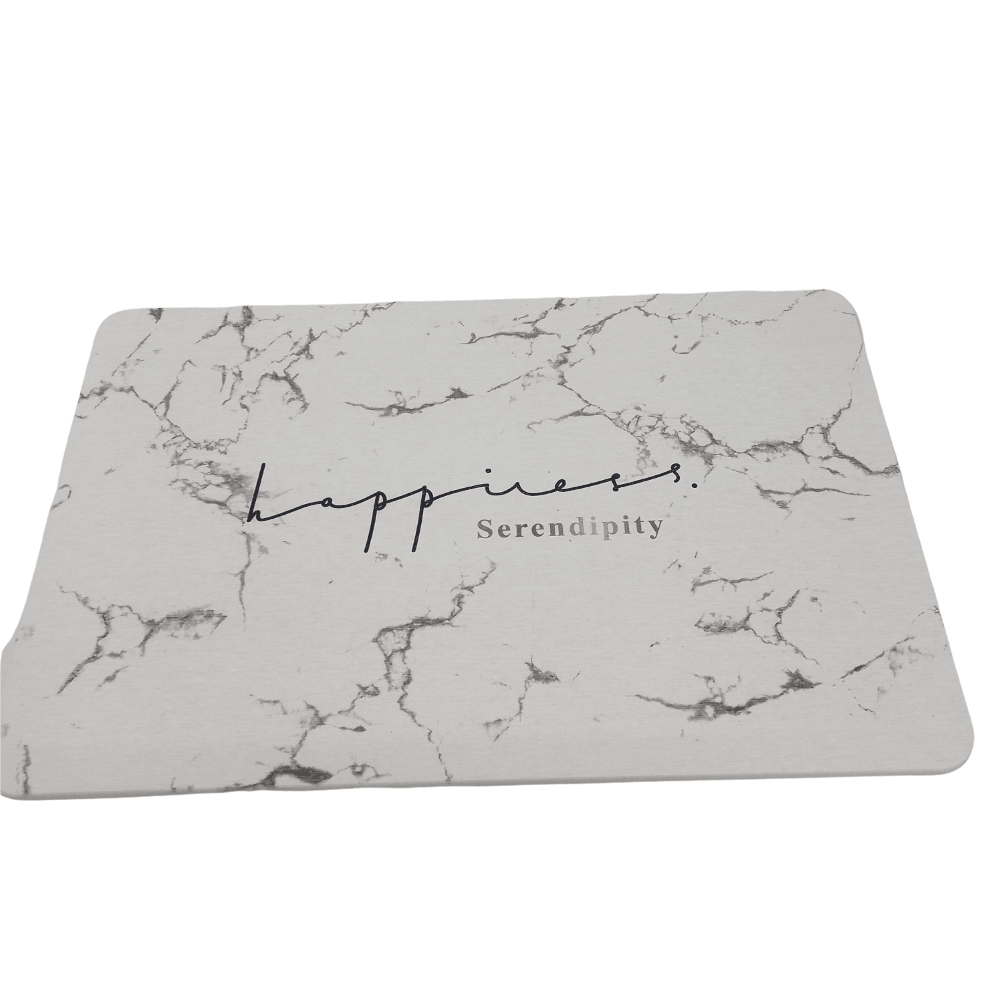 Diatom Bath Mat - Words (Circular and Rectangular) - Home And Trends