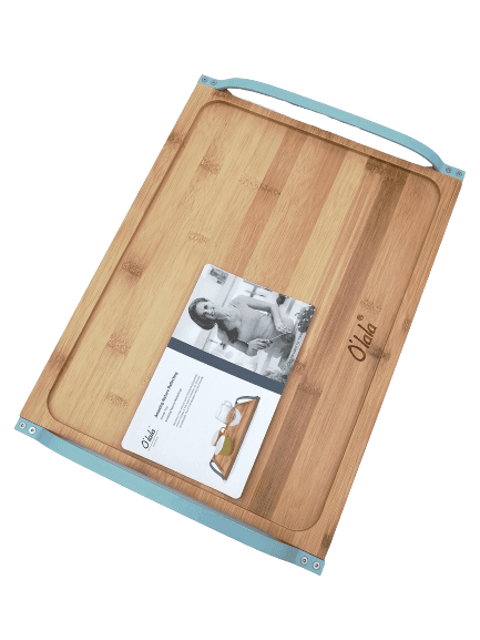 Curve Handle Wooden Serving Tray - Home And Trends