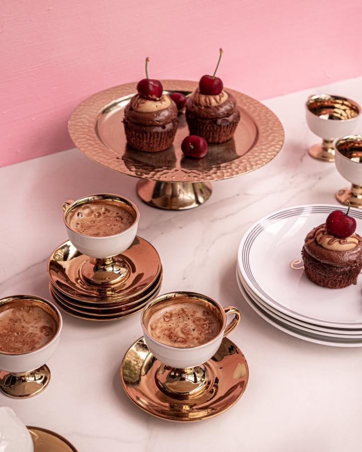 Dessert Bowl Set With Saucer - Home And Trends