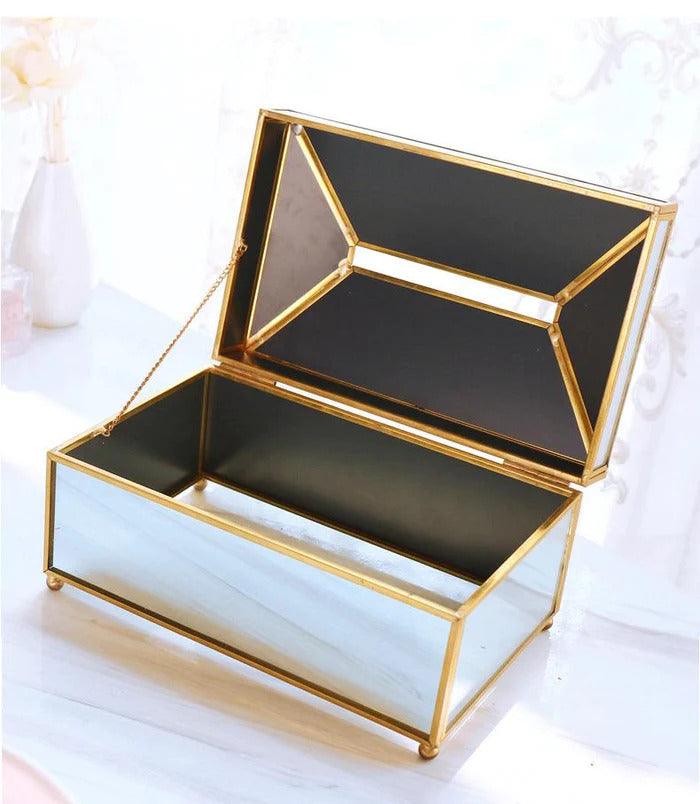 Gold Mirror Tissue Box - Home And Trends